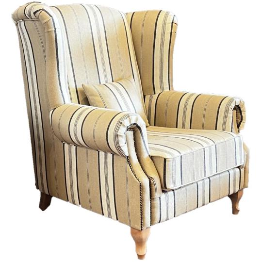 pruhovane velke kreslo s usami klasicke elegantne morske provance mediteransky vintage calunene jedinecne kreslo vyroba budapest lameridiana interierovy obchod.jpg